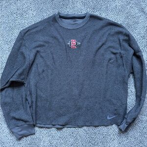 Nike South Dakota Sideline Womens Boxy Crop Yoga Crew